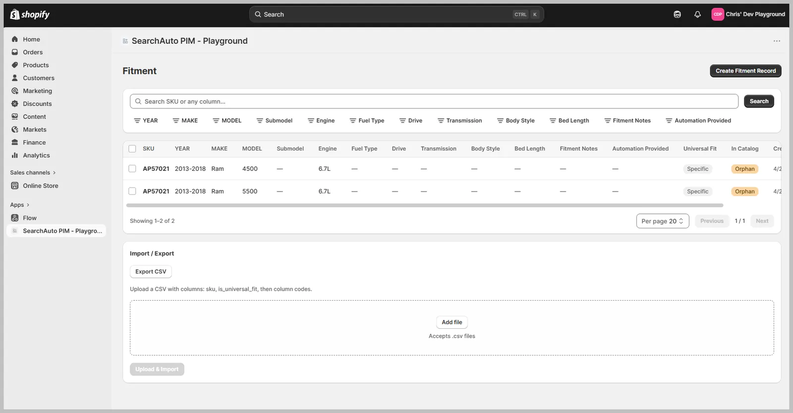 Native Shopify Integration 1