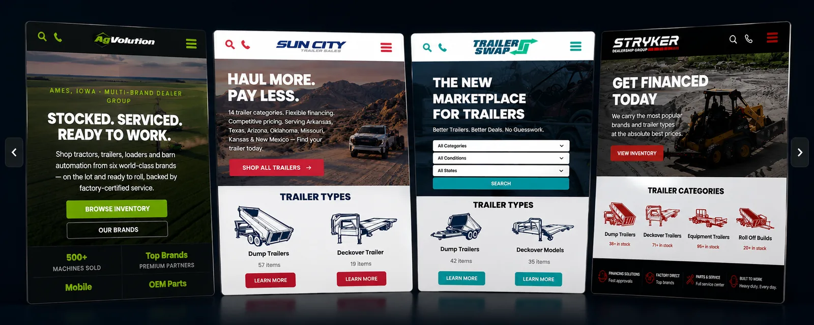 Example dealer websites